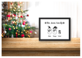 Family Christmas portrait - Snowmen